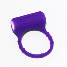 Эрекционное виброкольцо с пупырышками, Цвет: фиолетовый, фото 