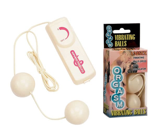 Пластиковые вагинальные шарики с вибратором ORGASM VIBRATING BALL, фото 