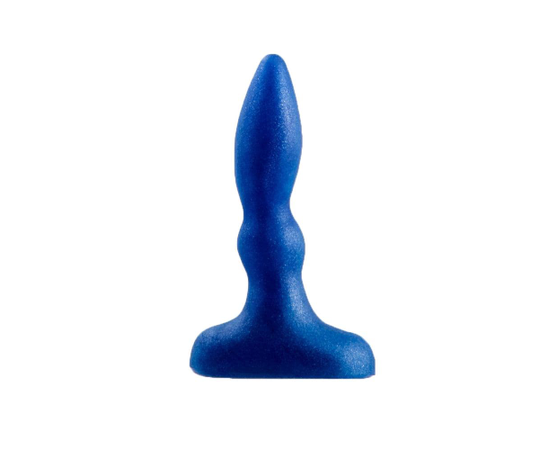 Анальный стимулятор Lola toys Beginners p-spot massager - 11 см., Цвет: синий, фото 