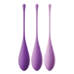 Набор из 3 фиолетовых шариков Кегеля Train-Her Set, Цвет: фиолетовый, фото 