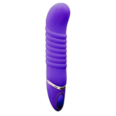Фиолетовый перезаряжаемый вибратор PROVIBE - 14 см., фото 