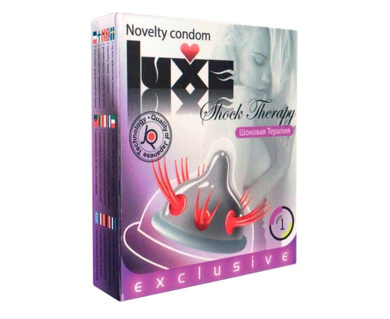 Презерватив LUXE Exclusive "Шоковая Терапия" - 1 шт., фото 