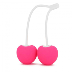Ярко-розовые вагинальные шарики Cherry Love, фото 