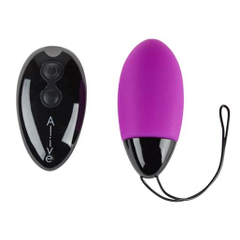 Фиолетовое виброяйцо Magic egg с пультом управления, Цвет: фиолетовый, фото 
