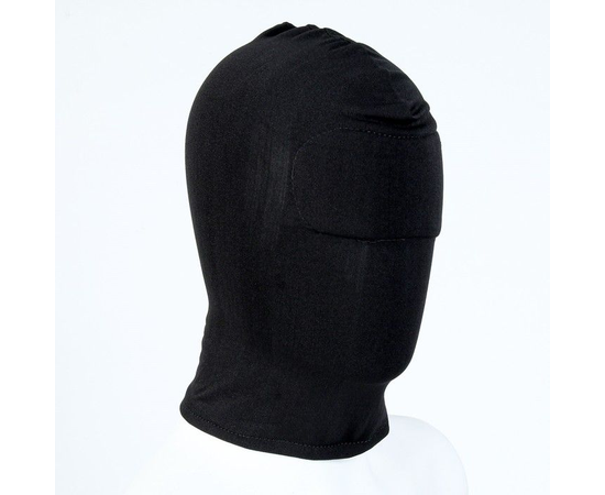 Черная сплошная маска-шлем, фото 