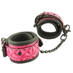 Розово-черные оковы на ноги Ankles Cuffs, фото 