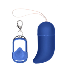 Виброяйцо Medium Wireless Vibrating G-Spot Egg с пультом - 7,5 см., Цвет: синий, фото 