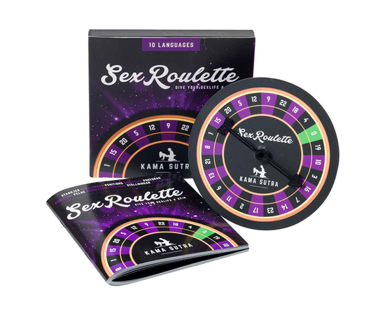 Настольная игра-рулетка Sex Roulette Kamasutra, фото 