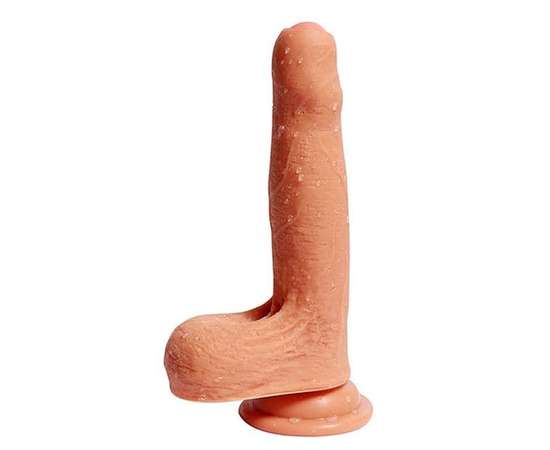 Телесный фаллоимитатор-реалистик Azazels Penis на присоске - 17 см., фото 