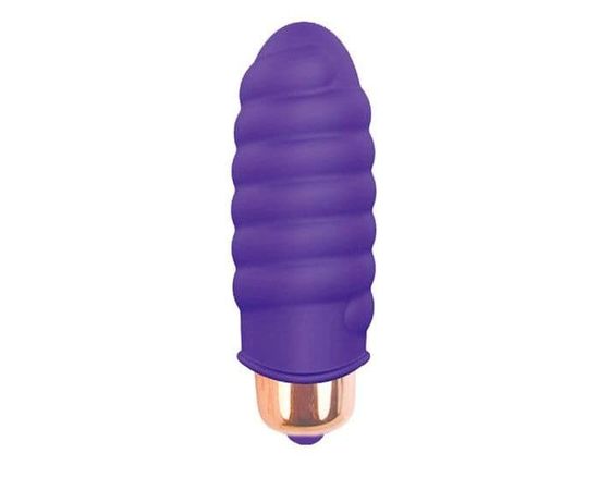 Фиолетовая вибропуля Sweet Toys - 5,3 см., фото 