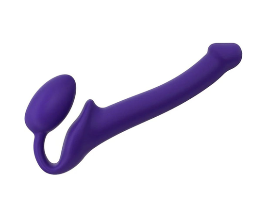 Фиолетовый безремневой страпон Silicone Bendable Strap-On - size S, Длина: 24.00, Цвет: фиолетовый, Размер: S, фото 