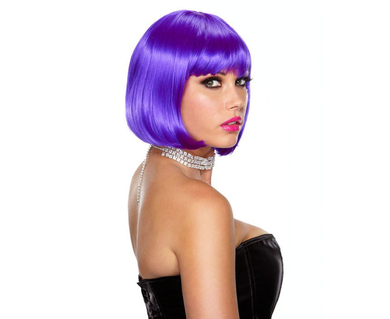 Фиолетовый парик-каре Playfully Purple, Цвет: фиолетовый, фото 