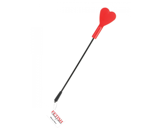 Стек с красным силиконовым сердечком на кончике Silicone Heart Red, фото 