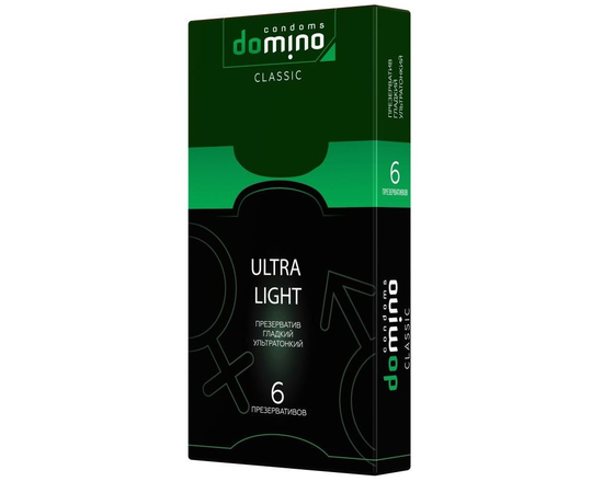 Супертонкие презервативы DOMINO Ultra Light - 6 шт., фото 
