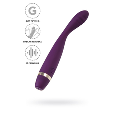 Фиолетовый стимулятор G-точки G-Hunter - 18,5 см., фото 