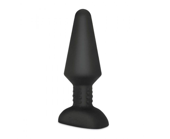 Большая вибропробка b-Vibe Rimming Plug XL - 16 см., Цвет: черный, фото 