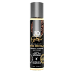Лубрикант с ароматом шоколада JO GELATO DECADENT DOUBLE CHOCOLATE - 30 мл., фото 