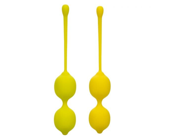 Набор вагинальных шариков-лимонов Kegel Training Set Lemon, фото 