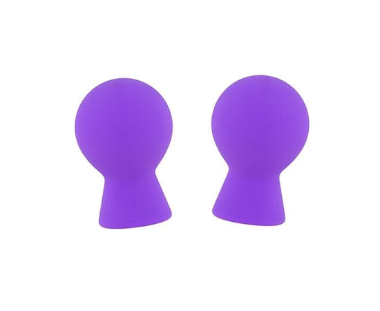 Фиолетовые присоски для груди LIT-UP NIPPLE SUCKERS SMALL PURPLE, Цвет: фиолетовый, фото 