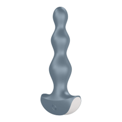 Анальная пробка с вибрацией Satisfyer Lolli Plug 2 - 14 см., Цвет: серый, фото 