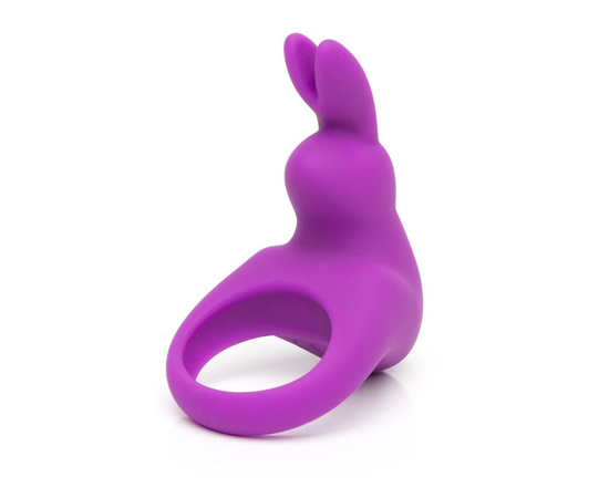 Фиолетовое эрекционное виброкольцо Happy Rabbit Rechargeable Rabbit Cock Ring, Длина: 7.60, Цвет: фиолетовый, фото 