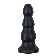 Гигантская чёрная анальная ёлочка MENZSTUFF IMMENSE STOPPER - 32,5 см., фото 