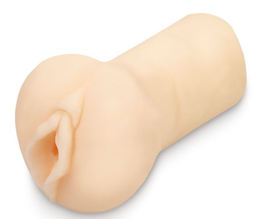 Нежный телесный реалистичный мастурбатор-вагина, фото 