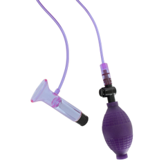 Фиолетовый клиторальный стимулятор с вибрацией PUSSYPUMP, фото 