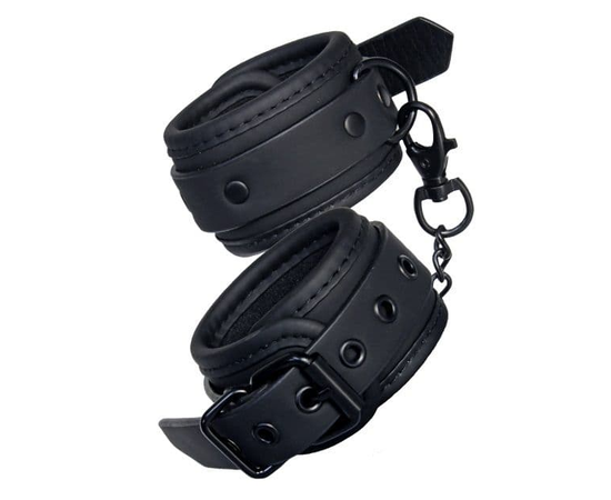Чёрные наручники BLAZE HANDCUFF BLACK, фото 