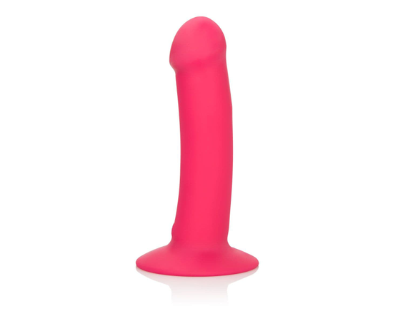 Розовый перезаряжаемый фаллоимитатор Luxe Touch-Sensitive Vibrator - 16,5 см., фото 