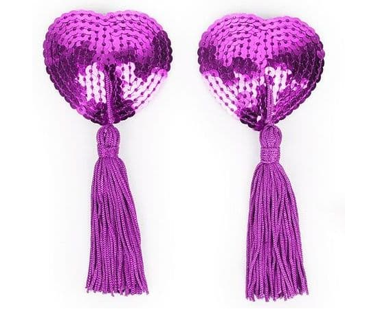 Фиолетовые пэстисы с кисточками, Цвет: фиолетовый, фото 