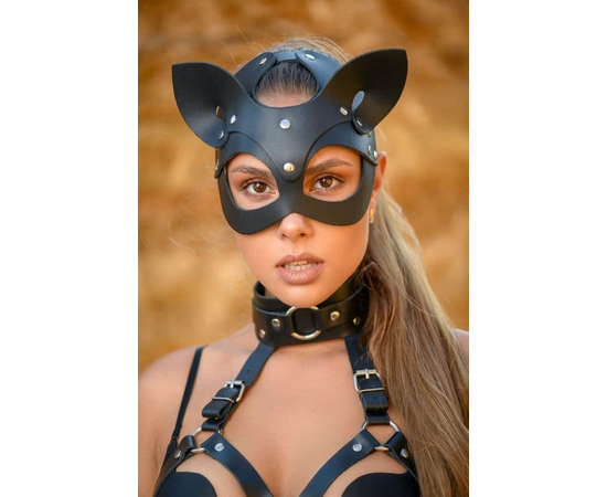 Эффектная маска кошки Ladys Arsenal с ушками, фото 