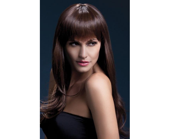 Каштановый парик Sienna, Цвет: коричневый, Размер: S-M-L, фото 