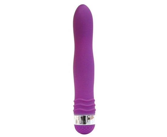 Фиолетовый эргономичный вибратор Sexy Friend - 17,5 см., фото 
