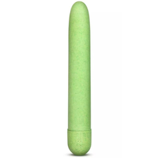 Биоразлагаемый вибратор Eco - 17,8 см., Цвет: зеленый, фото 