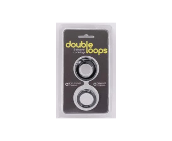 Набор из 2 эрекционных колец Double Loops, фото 