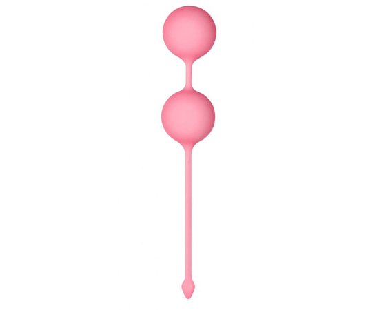 Розовые вагинальные шарики из силикона СЕКС РФ, Цвет: розовый, фото 
