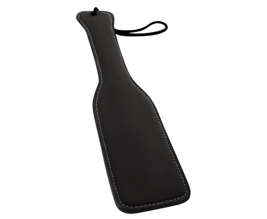 Черная плоская шлепалка Bondage Paddle - 31,7 см., фото 