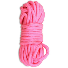 Верёвка для любовных игр - 10 м., Цвет: розовый, фото 
