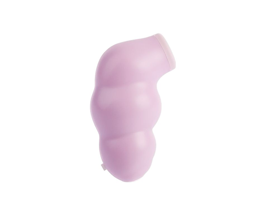 Розовый не перезаряжаемый вакуумный стимулятор Swirl, фото 