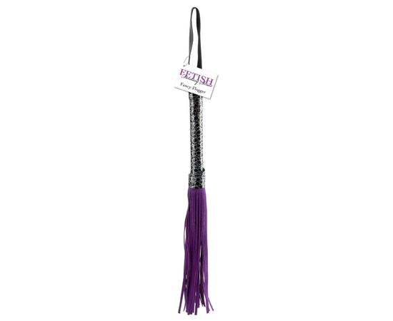 Фиолетовая плетка Designer Flogger - 41 см., фото 