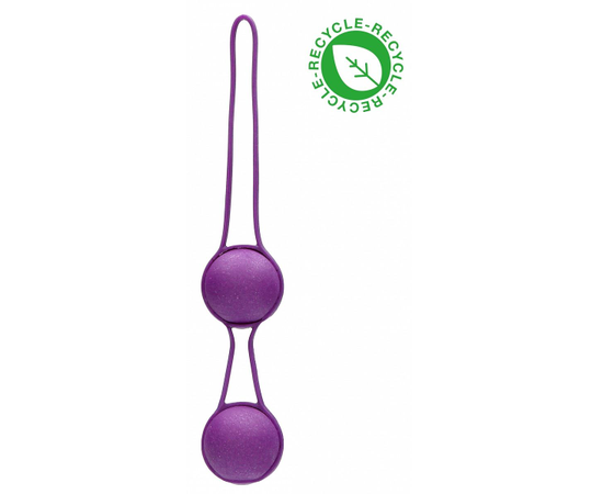 Вагинальные шарики Geisha со шнурком, Цвет: фиолетовый, фото 