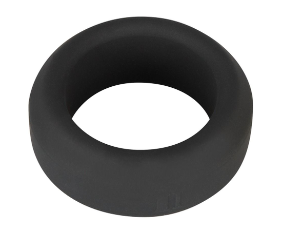 Черное эрекционное силиконовое кольцо Penisring, фото 