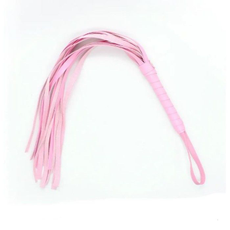 Многохвостая плеть с петлей на рукояти Оки-Чпоки, Длина: 55.00, Цвет: розовый, фото 