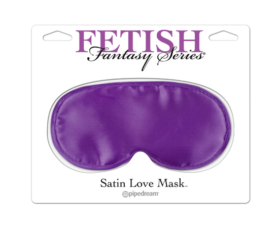 Сатиновая маска Pipedream Satin Love Mask, Цвет: фиолетовый, фото 
