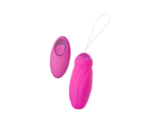 Розовое виброяйцо с пульсирующими шариками Circly, фото 