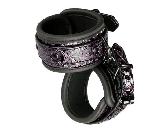 Фиолетово-чёрные наручники BLAZE HANDCUFF PURPLE, фото 