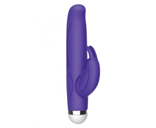 Фиолетовый вибратор-кролик The Mini Rabbit - 13,9 см., Длина: 13.90, Цвет: фиолетовый, фото 