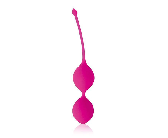 Ярко-розовые вагинальные шарики Cosmo, Цвет: розовый, фото 