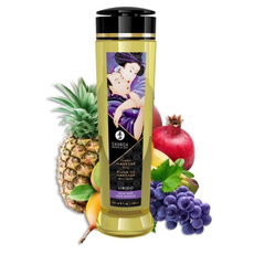 Массажное масло Libido Exotic Fruits с ароматом экзотических фруктов - 240 мл., фото 